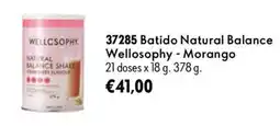 Oriflame Batido natural balance wellosophy - morango promoção