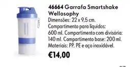 Oriflame Garrafa smartshake wellosophy promoção