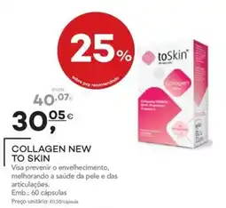 Well's collagen new to skin promoção