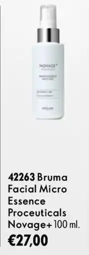 Oriflame Bruma facial micro essence proceuticals novage+ promoção