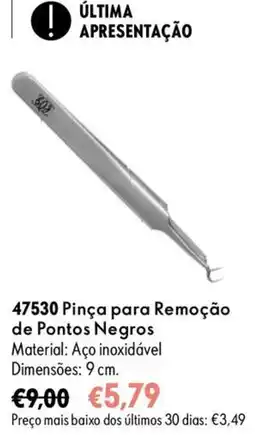 Oriflame Pinça para remoção de pontos negros promoção
