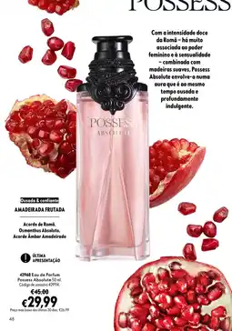 Oriflame Possess absolute promoção