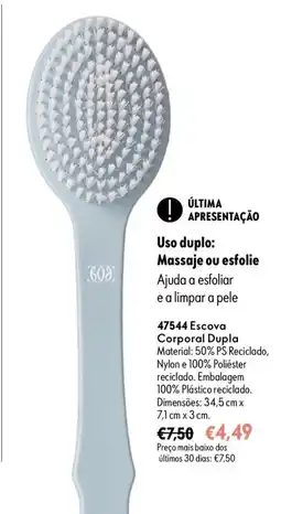 Oriflame Escova corporal dupla promoção