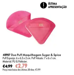 Oriflame Duo Puff Maquilhagem Sugar & Spice promoção