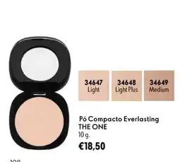 Oriflame Pó Compacto Everlasting the one promoção