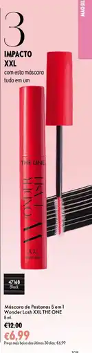 Oriflame Máscara de Pestanas 5 em 1 Wonder Lash XXL THE ONE promoção