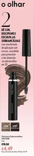 Oriflame Gel para sobrancelhas the one promoção