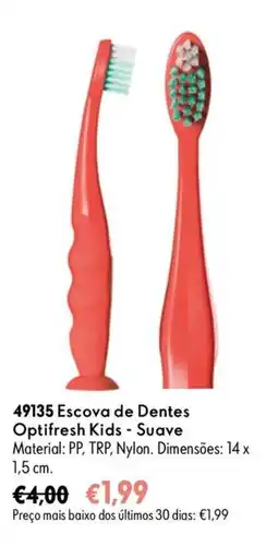 Oriflame Escova de dentes optifresh kids - suave promoção