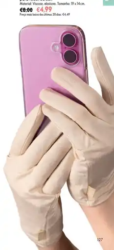 Oriflame luva de proteção promoção
