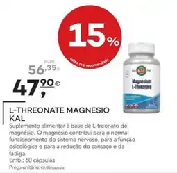 Well's l-threonate magnesio kal promoção