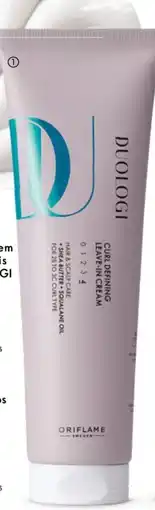 Oriflame Creme Sem Enxaguar Caracóis Definidos DUOLOGI promoção