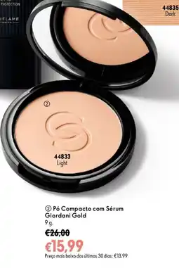 Oriflame Pó Compacto com Sérum Giordani Gold promoção