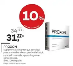Well's proxon promoção