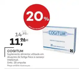Well's Cogitum promoção