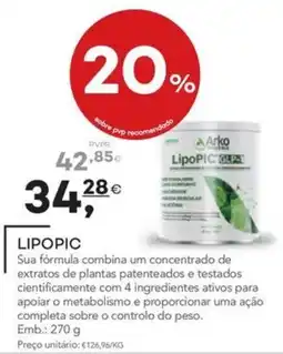 Well's Lipopic promoção
