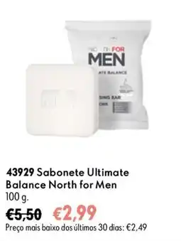 Oriflame Sabonete ultimate balance north for men promoção