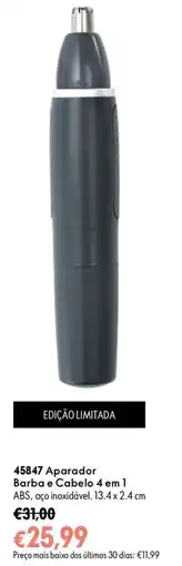 Oriflame Aparador Barba e Cabelo 4 em 1 promoção