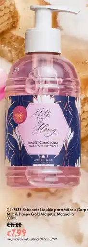 Oriflame Oriflame sabonete líquido para mãos e corpo milk & honey gold majestic magnolia promoção