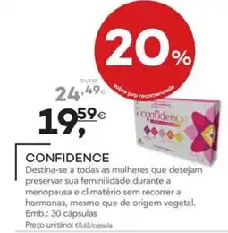 Well's Confidence promoção
