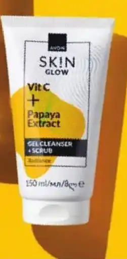 Avon SK!N Glow Gel de Limpeza + Esfoliante Físico promoção