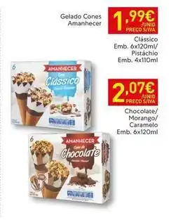 Recheio Amanhecer - gelado cones promoção