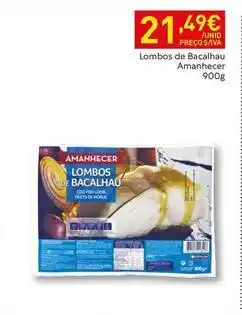 Recheio Amanhecer - lombos de bacalhau promoção