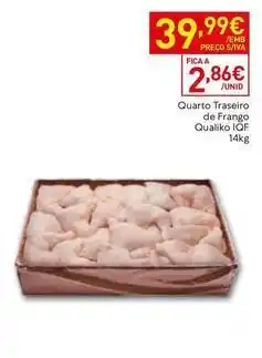 Recheio A+ - quarto traseiro de frango qualiko promoção
