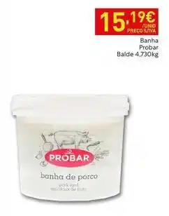 Recheio Probar - banha promoção