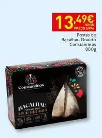 Recheio Postas de bacalhau graudo promoção