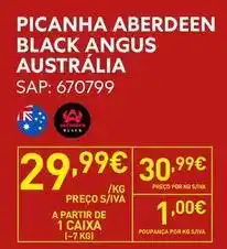 Recheio A+ - picanha aberdeen black angus australia promoção