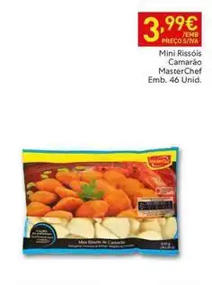 Recheio Masterchef - mini rissóis camarão promoção