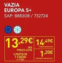Recheio A+ - europa 5+ promoção
