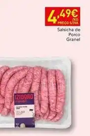 Recheio Izidoro - salsicha de porco granel promoção