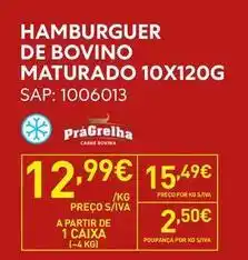 Recheio A+ - hamburguer de bovino maturado promoção