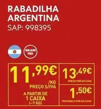 Recheio A+ - rabadilhas argentina promoção