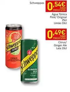 Recheio Schweppes - água tónica pink/ original promoção