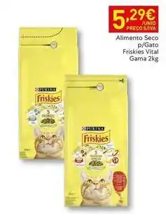 Recheio Purina - alimento seco p/ gato friskies vital gama promoção