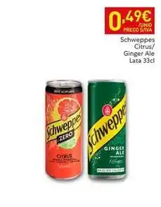 Recheio Schweppes - citrus/ginger ale promoção