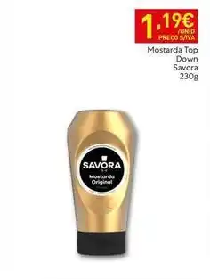 Recheio Savora - mostarda top down promoção