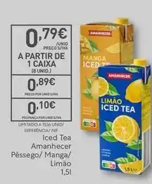 Recheio A+ - iced tea amanhecer pêssego/manga/limao promoção