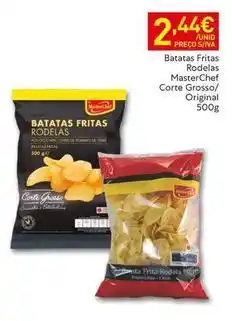 Recheio Masterchef - batatas fritas rodejas masterchef corte grosso/original promoção