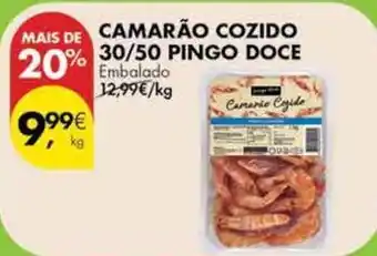 Pingo Doce Pingo doce - camarão cozido promoção