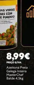Recheio Masterchef - azeitona preta galega inteira promoção