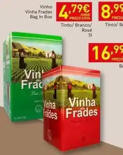 Recheio Vinho verde - vinho frades bag in box promoção