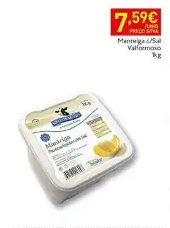 Recheio Valformoso - manteiga s/sal promoção