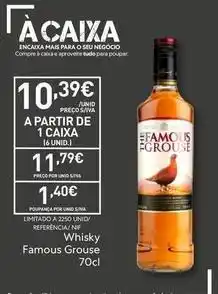 Recheio The famous grouse - whisky promoção