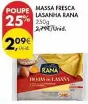 Pingo Doce Rana - massa fresca lasanha promoção