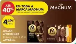 Pingo Doce Magnum - gelado after dinner promoção
