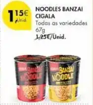 Pingo Doce Cigala - noodles banzai promoção