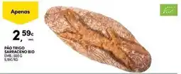 Continente Bom dia Bio - pão trigo sarracen bio promoção